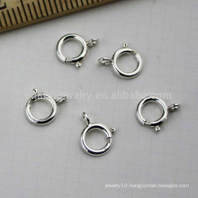 Hot selling 5mm spring sterling silver clasp necklace or bracelet jewelry DIY clasp SEF013